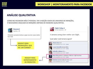 Workshop SMW SP - Monitoramento para Facebook