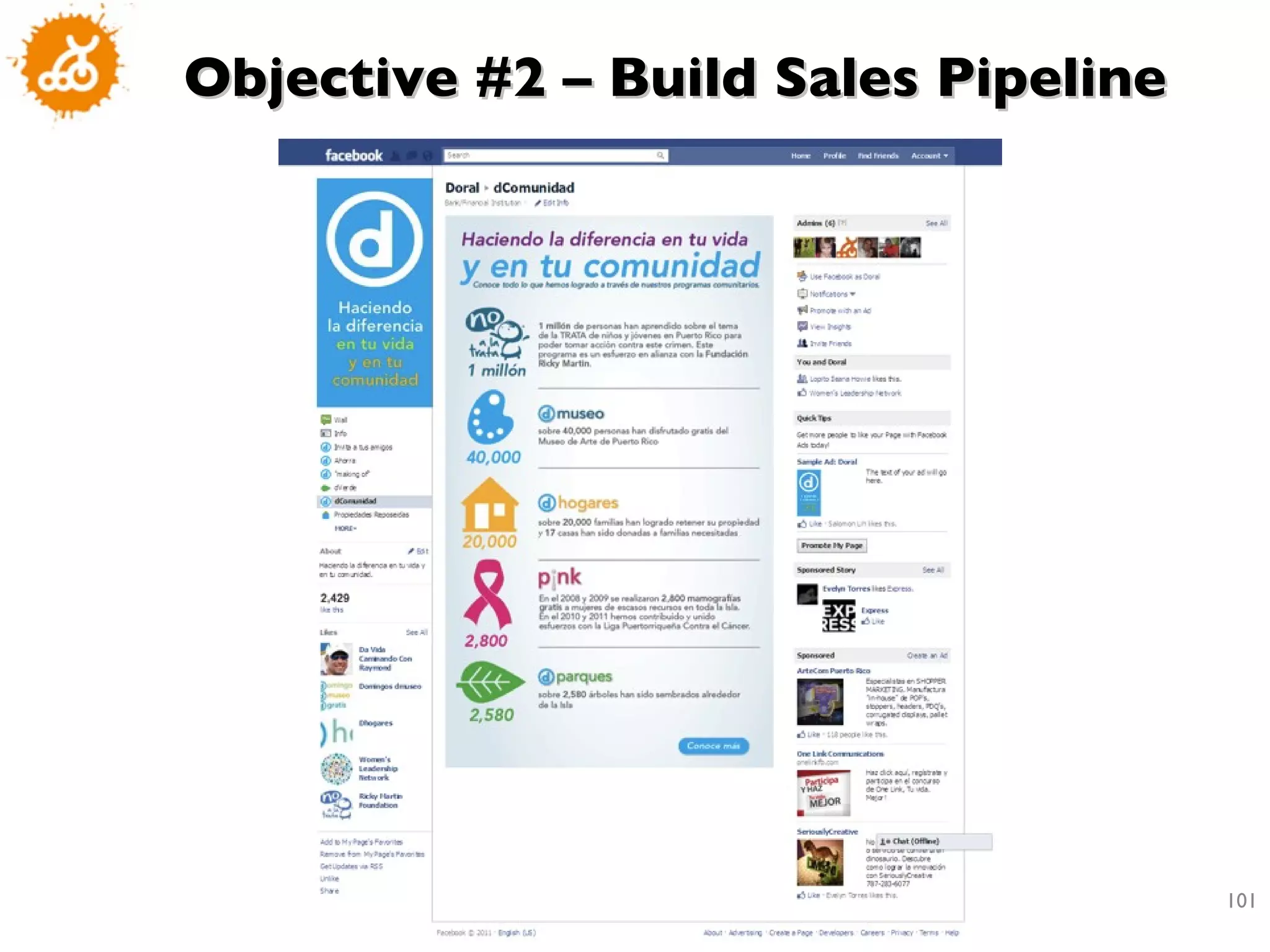 Objective #2 – Build Sales Pipeline 