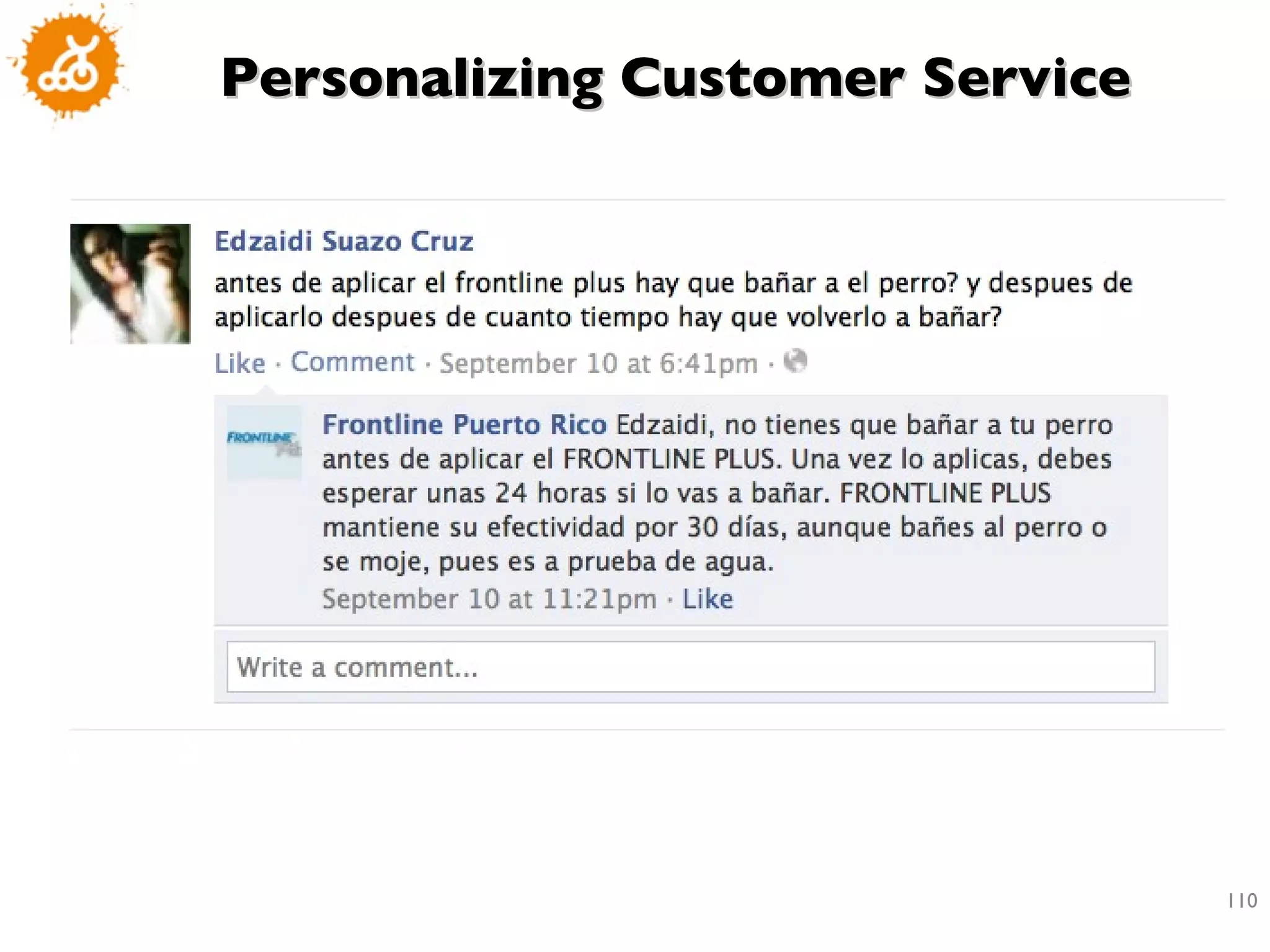 Personalizing Customer Service 