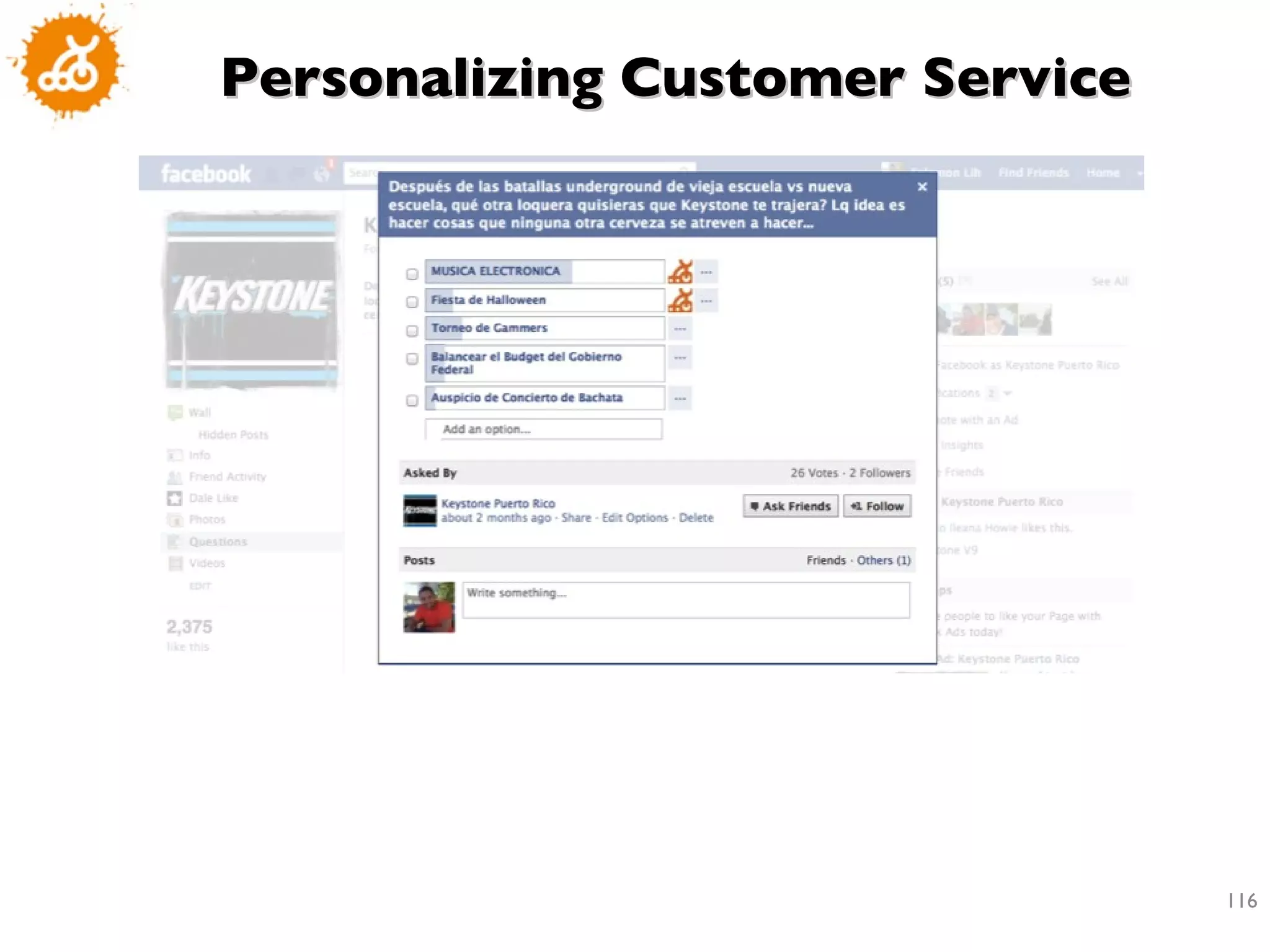 Personalizing Customer Service 