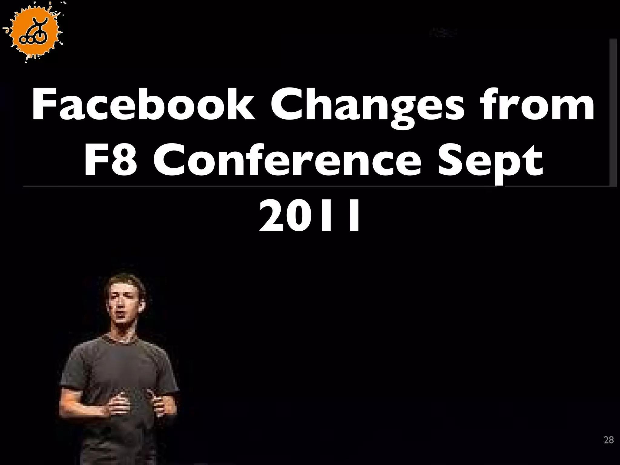 Facebook Changes from F8 Conference Sept 2011 