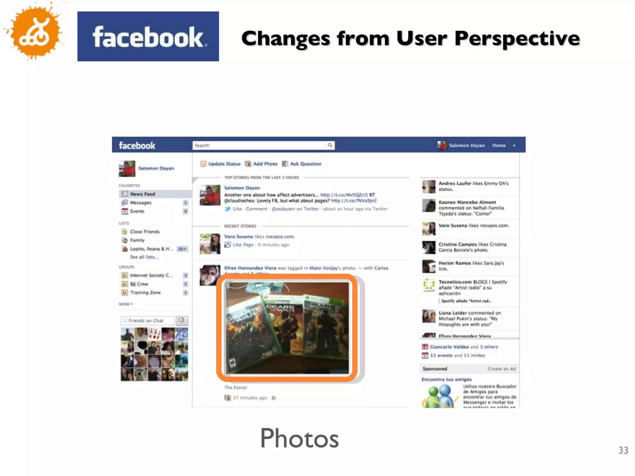 Changes from User Perspective Photos 