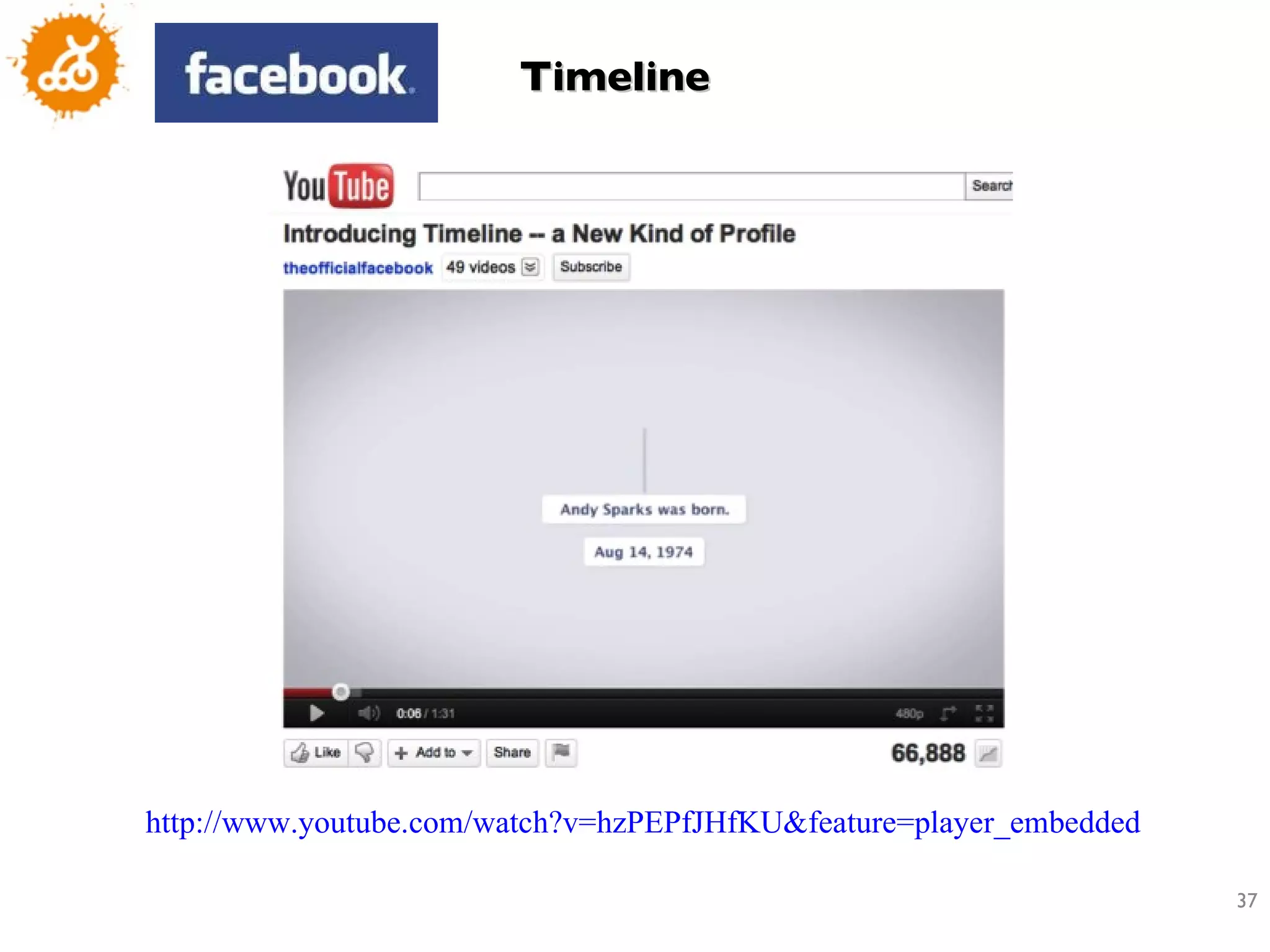 Timeline http://www.youtube.com/watch?v=hzPEPfJHfKU&feature=player_embedded 