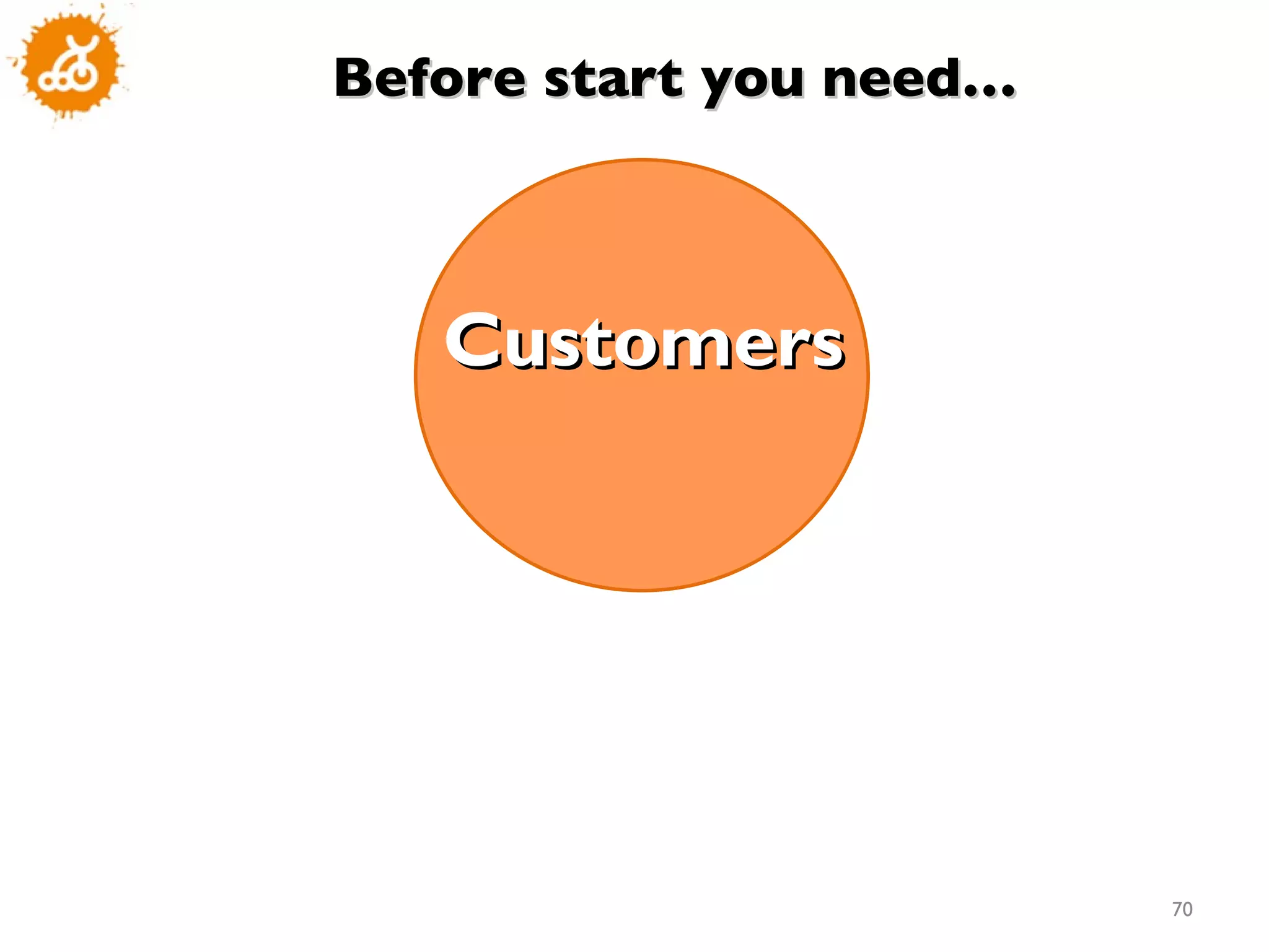 Customers Before start you need… 