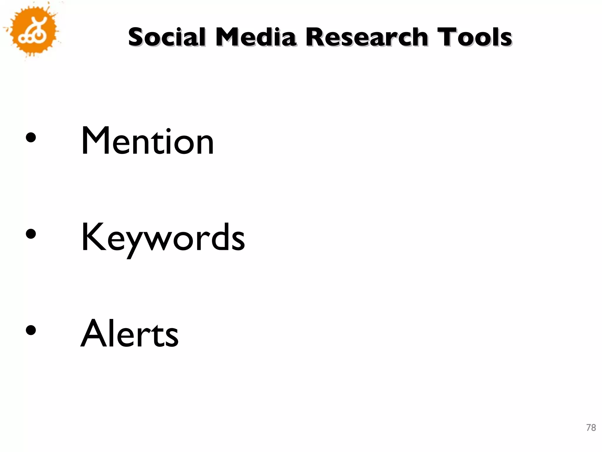 Social Media Research Tools Mention Keywords Alerts 