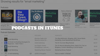 PODCASTS IN ITUNES
 