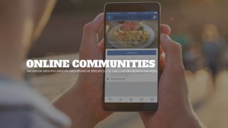 ONLINE COMMUNITIES
FACEBOOK GROUPS/LINKEDIN GROUPS/NICHE SPECIFICS LIKE INBOUND OR GROWTH HACKERS
 