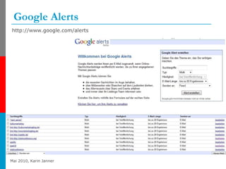Google Alerts http://www.google.com/alerts 