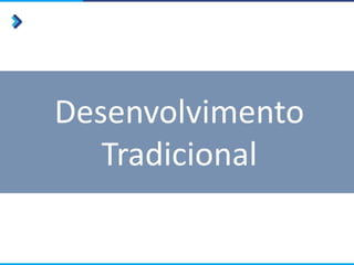 Desenvolvimento
Tradicional
 