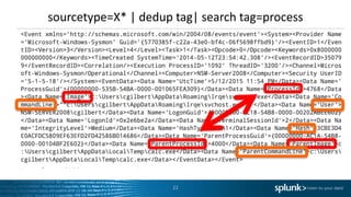 sourcetype=X*	|	dedup	tag|	search	tag=process
22
 