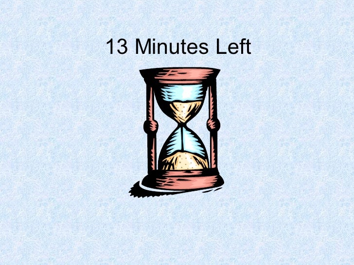 13 minute timer garilic