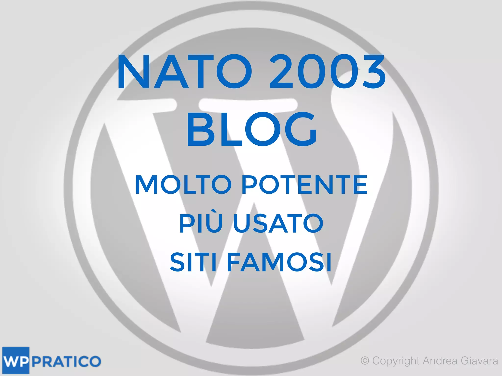 NATO 2003
BLOG
MOLTO POTENTE
PIÙ USATO
SITI FAMOSI
 