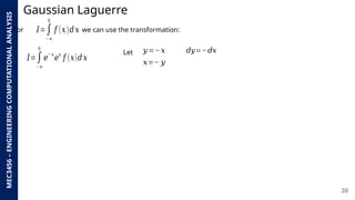Advanced Numerical Integration Techniques: Gaussian and ...