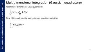 Advanced Numerical Integration Techniques: Gaussian and ...