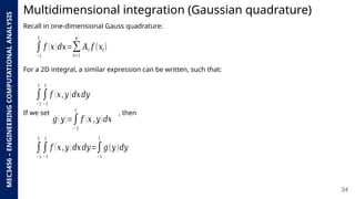 Advanced Numerical Integration Techniques: Gaussian and ...