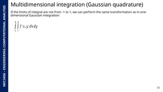 Advanced Numerical Integration Techniques: Gaussian and ...