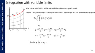 Advanced Numerical Integration Techniques: Gaussian and ...