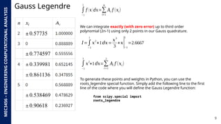 Advanced Numerical Integration Techniques: Gaussian and ...