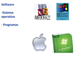 Software Sistema operativo Programas 