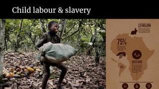Child labour & slavery
 
