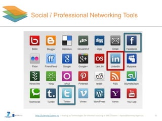 http://Learning-Layers-eu
Social / Professional Networking Tools
12
Paula asks others for
information and advice
 