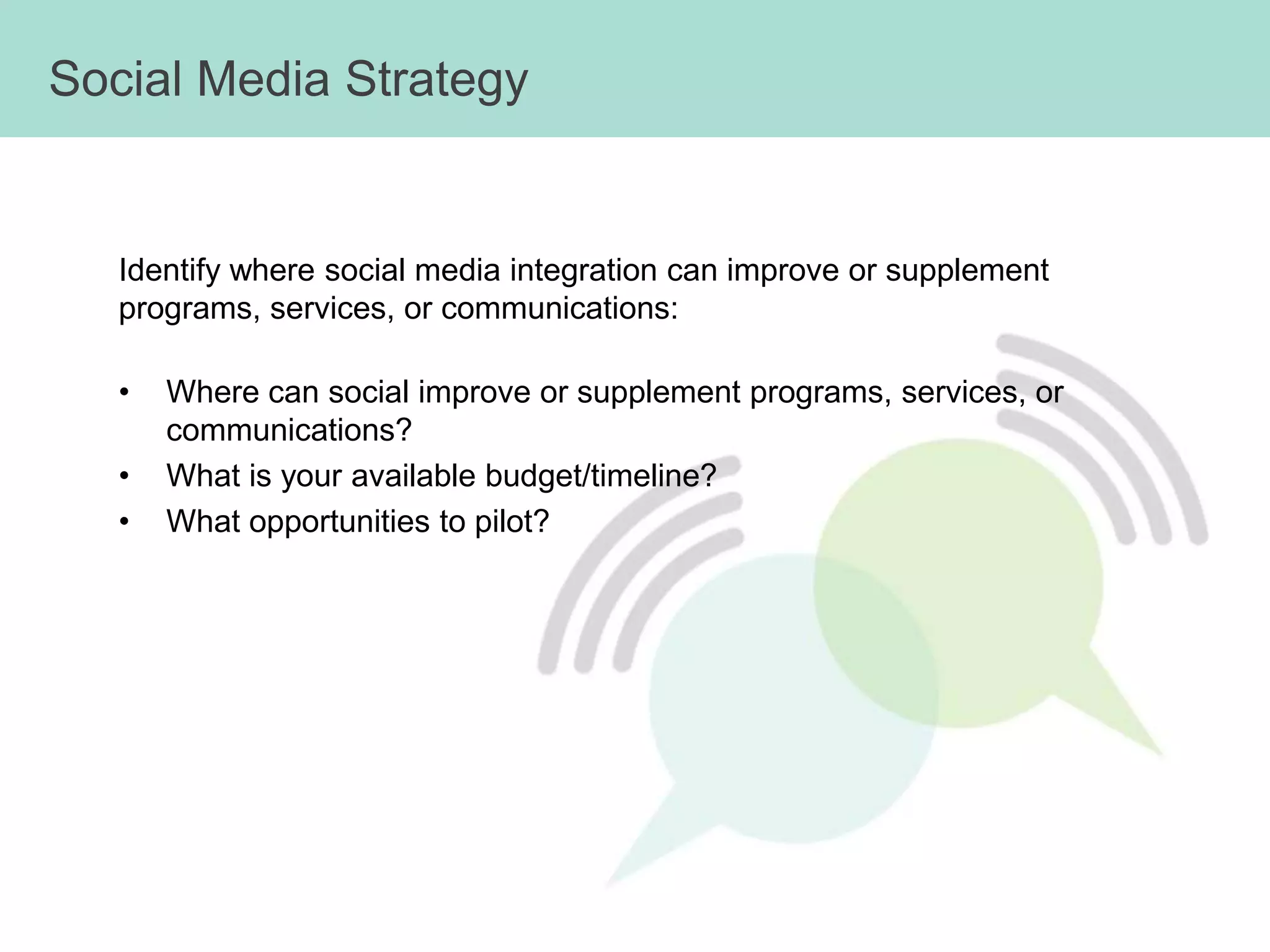    Your Turn:    Work in Pairs.       What’s your SMART social       media objective? 