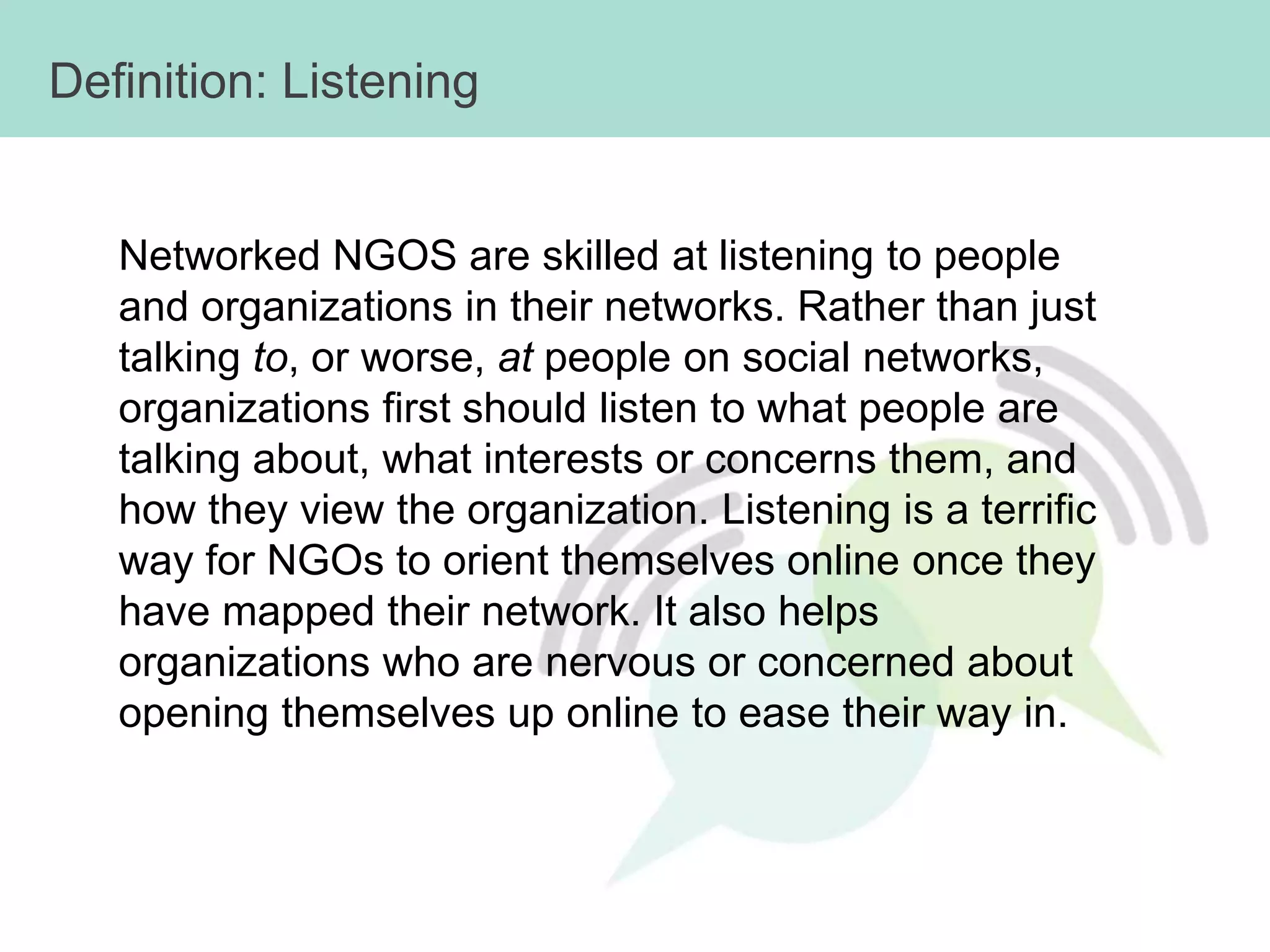 If you are walking, what does it look like?  What do you need to get to the next level?