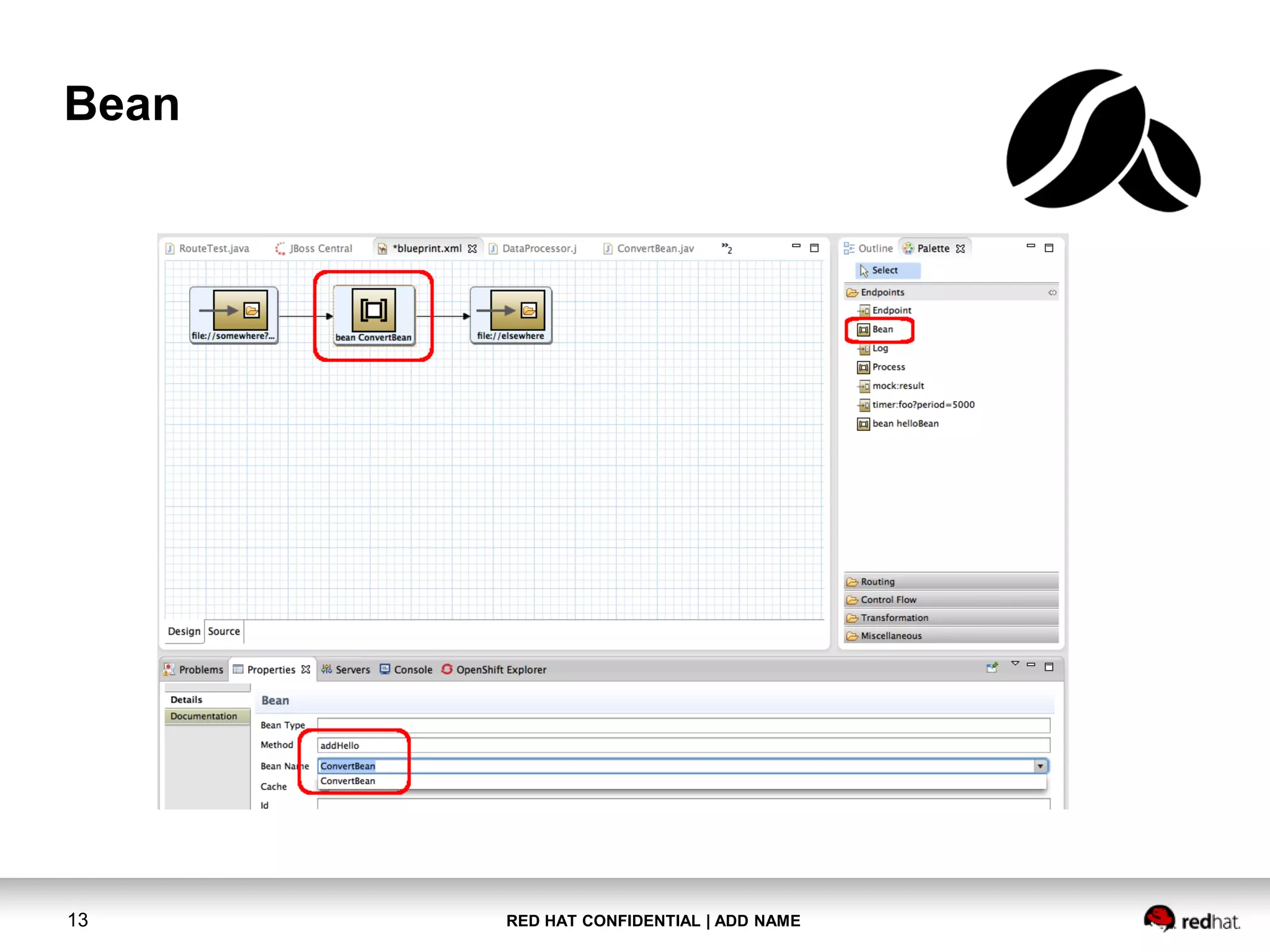 RED HAT CONFIDENTIAL | ADD NAME13
Bean