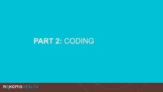 PART 2: CODING
 