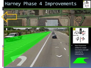 Harney Phase 4 Improvements
 New Pavement
added to create
new lanes and add
capacity to
intersection
 