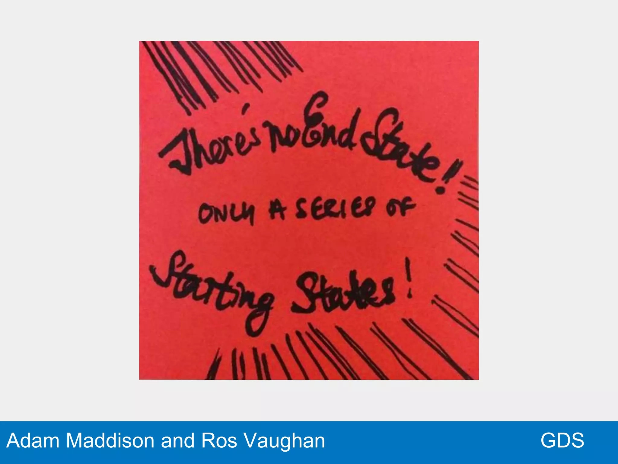 GDSAdam Maddison and Ros Vaughan
 