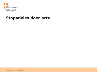 Stopadvies door arts 