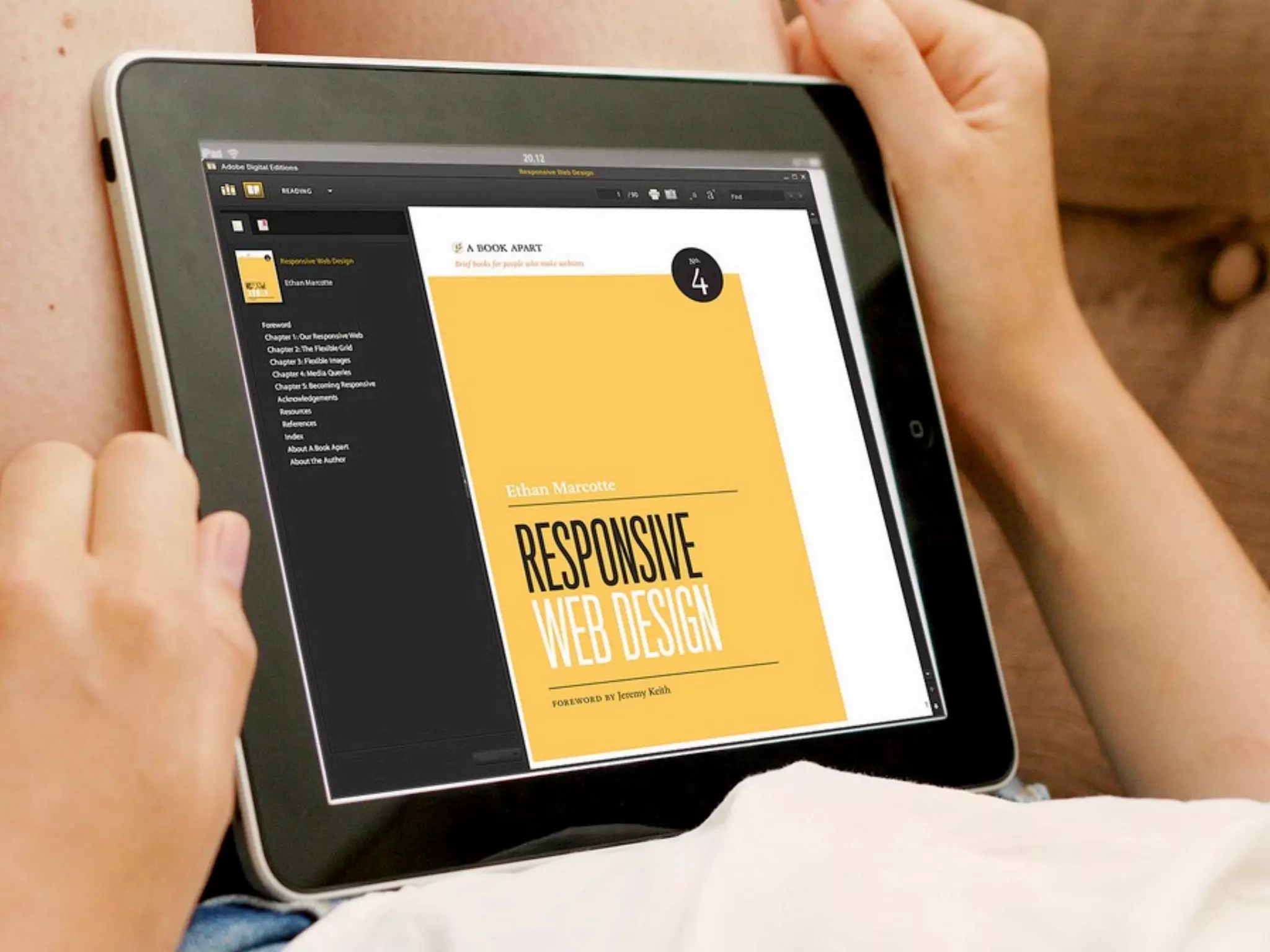 responsive web design...
 