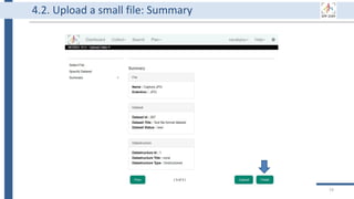 74
4.2. Upload a small file: Summary
 