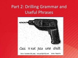 1 Part 2: Drilling Grammar and Useful Phrases  