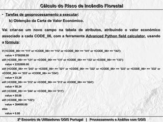 Processamento e Análise com QGIS