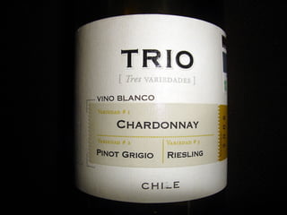 Example
•  Trio:
–  Do not drink the same
thing (find alternatives).
–  To drink a wine which
quality and flavor stay
stab...