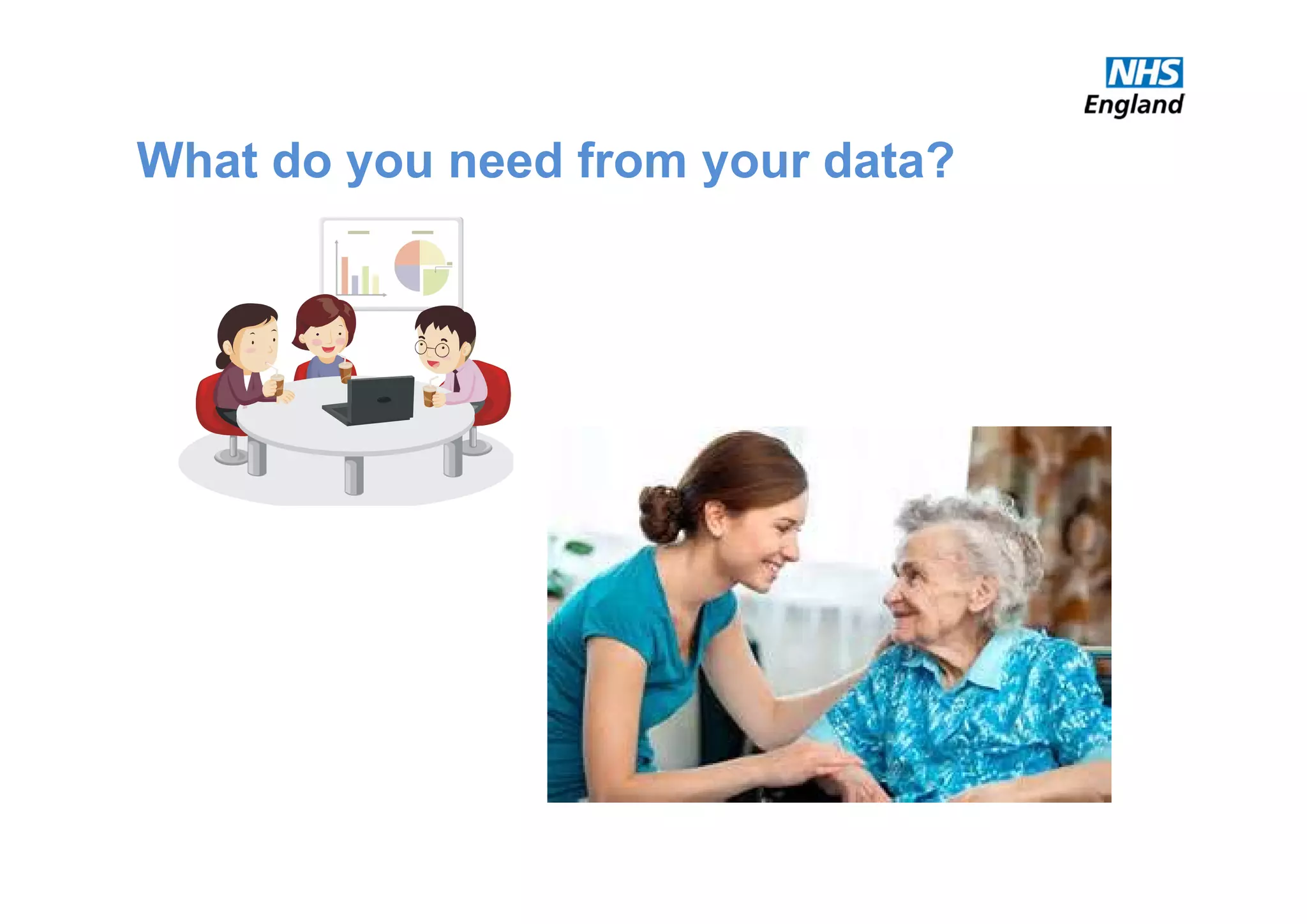 What do you need from your data?
 