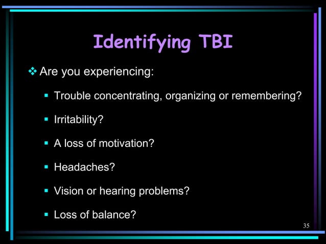 Workshop 30 Safety Planning Tbi Handout | PDF