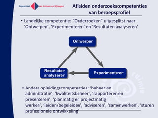 BeroepsprofielTypische vraagstellingen voor HLO bachelor:1. Zijn bacteriën de oorzaak van de ziekte?1.1. Zijn bacteriën aanwezig?Vragen voor HLO bachelor1.2. Welke bacteriën zijn aanwezig?Deze moet juiste analyse op juiste manier uitvoeren en analyseren: Hij/zij moet weten (o.a.): Donkere streepjes zijn bactieren; En zich afvragen (o.a.)Zijn deze in controles niet aanwezig?