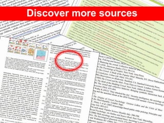 Discover more sources
 