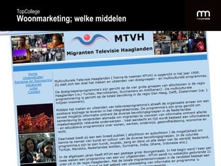 TopCollege Woonmarketing; welke middelen 