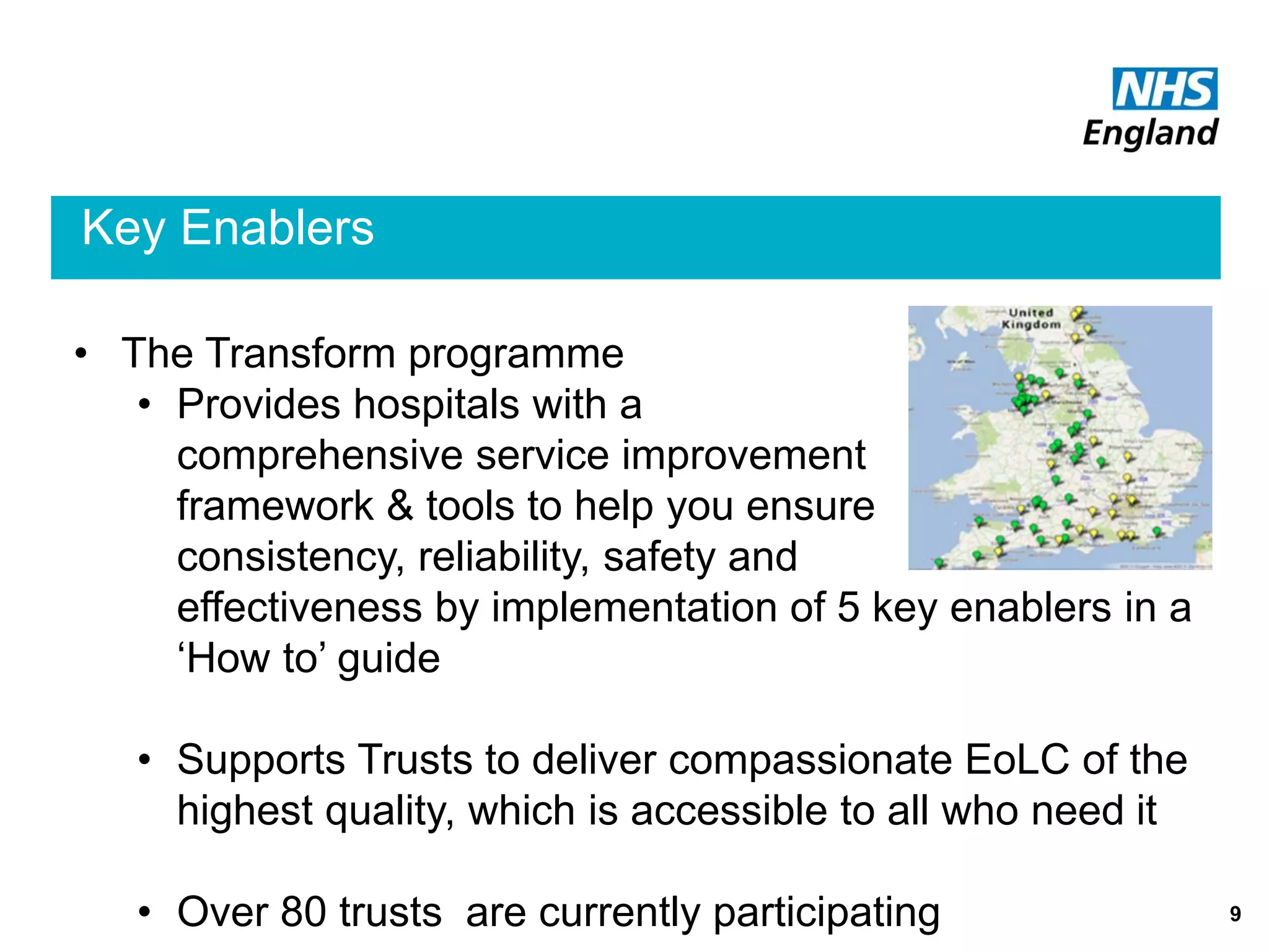Transforming End of Life Care in Acute Hospitals PM Workshop 5: How to ...