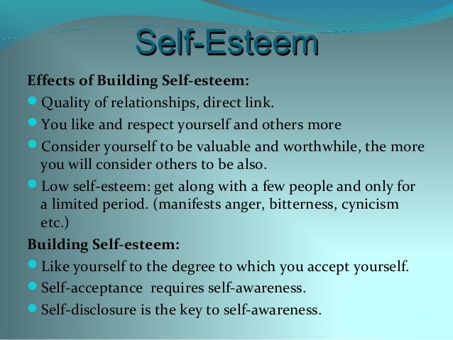 5 self esteem and stress