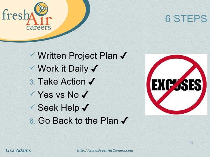 job search action plan