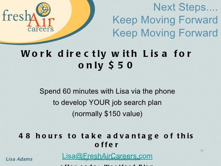 job search plan of action