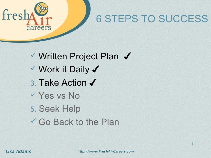 job search plan of action
