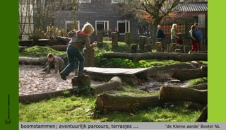 FRIS IN HET LANDSCHAP




                        boomstammen; avontuurlijk parcours, terrasjes ...   ‘de Kleine aarde’ Boxtel NL
 