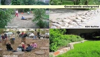 Gevarieerde ondergrond




                        Springzaad                KDV NulVier
FRIS IN HET LANDSCHAP




Sigrun Lobst
 