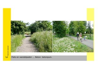 FRISFRIS IN HET LANDSCHAP
     IN HET LANDSCHAP
       FRIS IN HET LANDSCHAP




Fiets en wandelpaden ... Beton- betonpuin.
 
